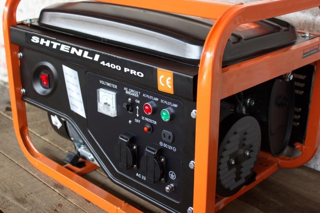 Бензогенератор Shtenli 4400 Pro (4,2 кВт) две розетки 220В - фото2